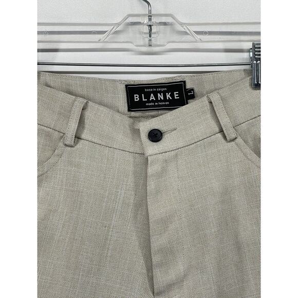 Blanke Mande In Heaven Khaki Bermuda Shorts Sz Large Women Summer Social Lounge - Picture 3 of 8